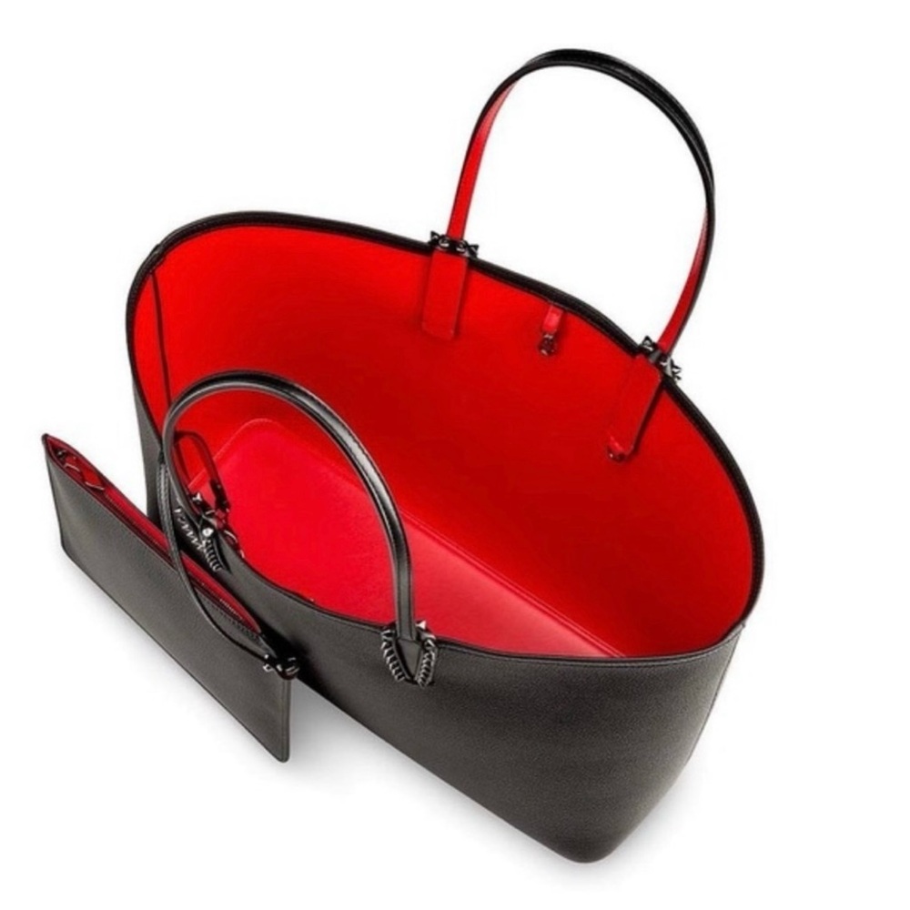 NWT- Christian Louboutin Cabata Tote in Grained Leather